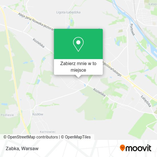 Mapa Zabka