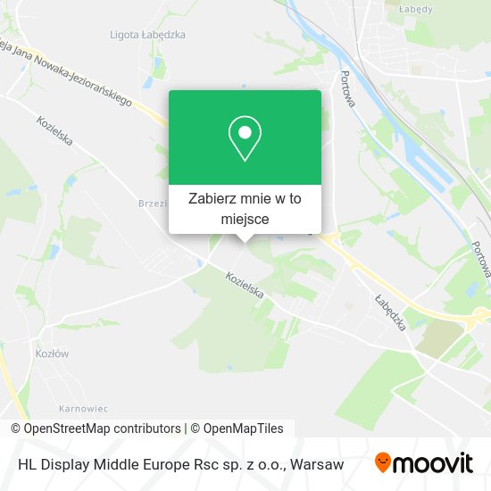 Mapa HL Display Middle Europe Rsc sp. z o.o.
