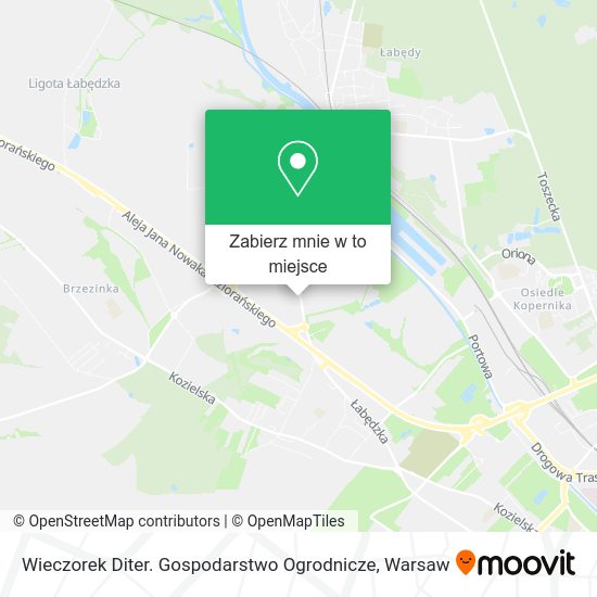 Mapa Wieczorek Diter. Gospodarstwo Ogrodnicze