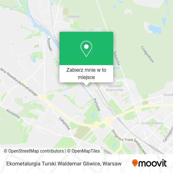 Mapa Ekometalurgia Turski Waldemar Gliwice