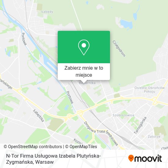 Mapa N-Tor Firma Usługowa Izabela Plutyńska-Zygmańska