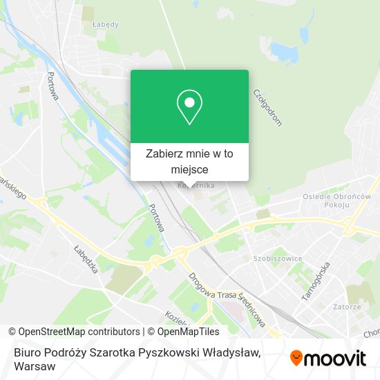 Mapa Biuro Podróży Szarotka Pyszkowski Władysław