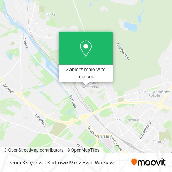 Mapa Usługi Księgowo-Kadrowe Mróz Ewa