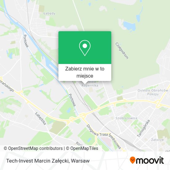 Mapa Tech-Invest Marcin Załęcki