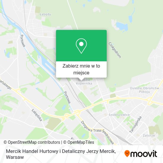 Mapa Mercik Handel Hurtowy i Detaliczny Jerzy Mercik