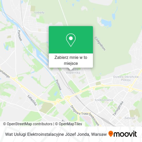 Mapa Wat Usługi Elektroinstalacyjne Józef Jonda