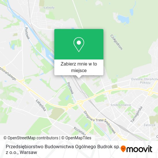 Mapa Przedsiębiorstwo Budownictwa Ogólnego Budrok sp. z o.o.