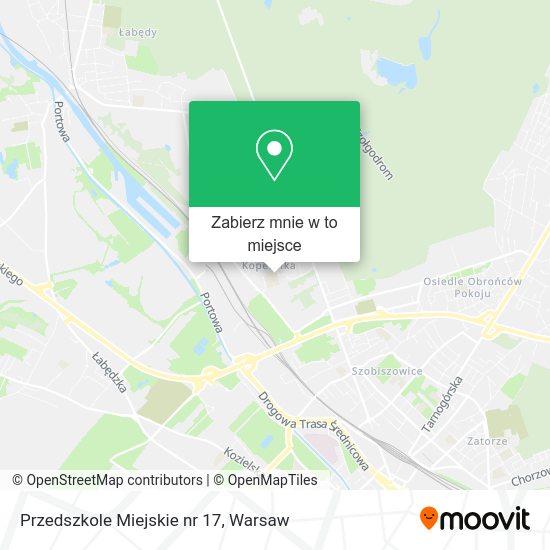 Mapa Przedszkole Miejskie nr 17