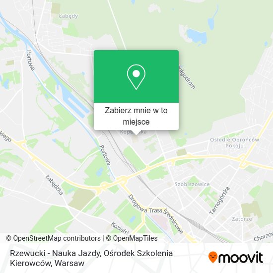 Mapa Rzewucki - Nauka Jazdy, Ośrodek Szkolenia Kierowców