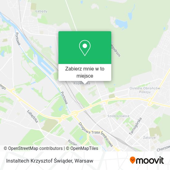 Mapa Instaltech Krzysztof Świąder