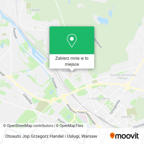 Mapa Otoauto Jop Grzegorz Handel i Usługi