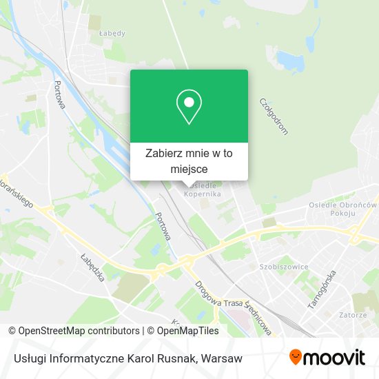 Mapa Usługi Informatyczne Karol Rusnak