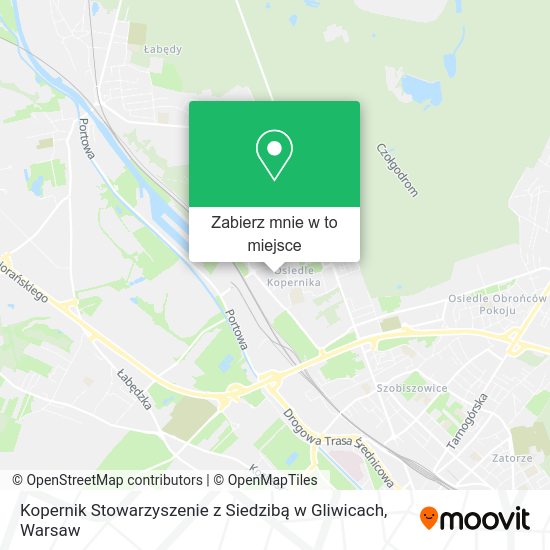 Mapa Kopernik Stowarzyszenie z Siedzibą w Gliwicach