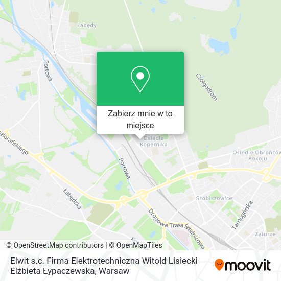 Mapa Elwit s.c. Firma Elektrotechniczna Witold Lisiecki Elżbieta Łypaczewska