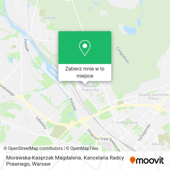 Mapa Morawska-Kasprzak Magdalena. Kancelaria Radcy Prawnego