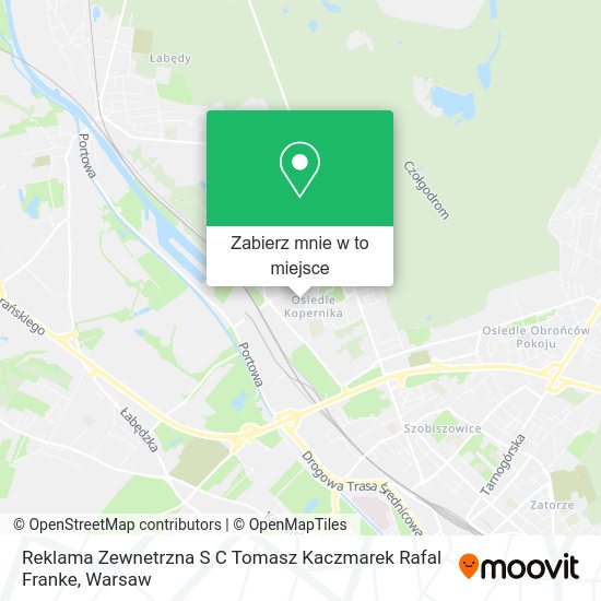 Mapa Reklama Zewnetrzna S C Tomasz Kaczmarek Rafal Franke