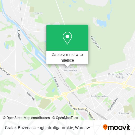 Mapa Gralak Bożena Usługi Introligatorskie