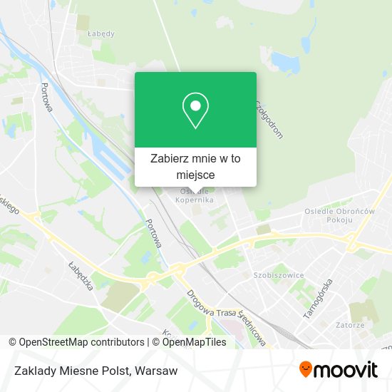 Mapa Zaklady Miesne Polst