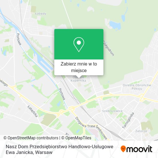 Mapa Nasz Dom Przedsiębiorstwo Handlowo-Usługowe Ewa Janicka