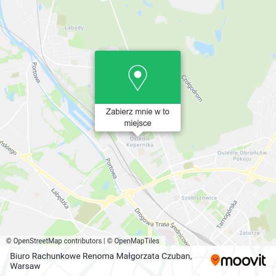 Mapa Biuro Rachunkowe Renoma Małgorzata Czuban