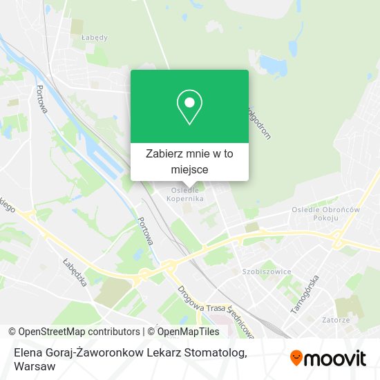 Mapa Elena Goraj-Żaworonkow Lekarz Stomatolog