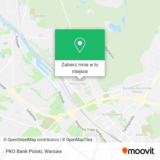 Mapa PKO Bank Polski