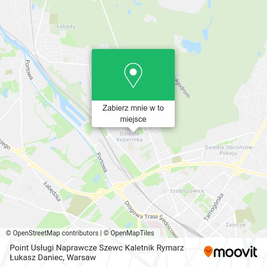 Mapa Point Usługi Naprawcze Szewc Kaletnik Rymarz Łukasz Daniec