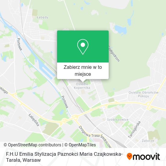 Mapa F.H.U Emilia Stylizacja Paznokci Maria Czajkowska-Tarała