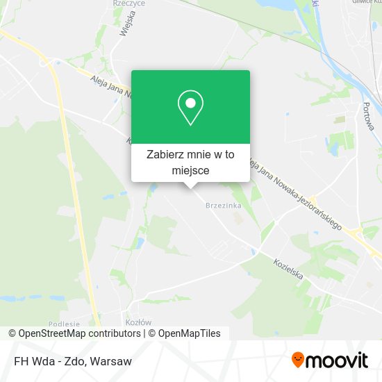 Mapa FH Wda - Zdo