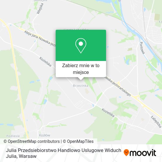 Mapa Julia Przedsiebiorstwo Handlowo Uslugowe Widuch Julia