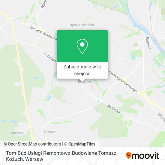 Mapa Tom-Bud Usługi Remontowo-Budowlane Tomasz Kożuch