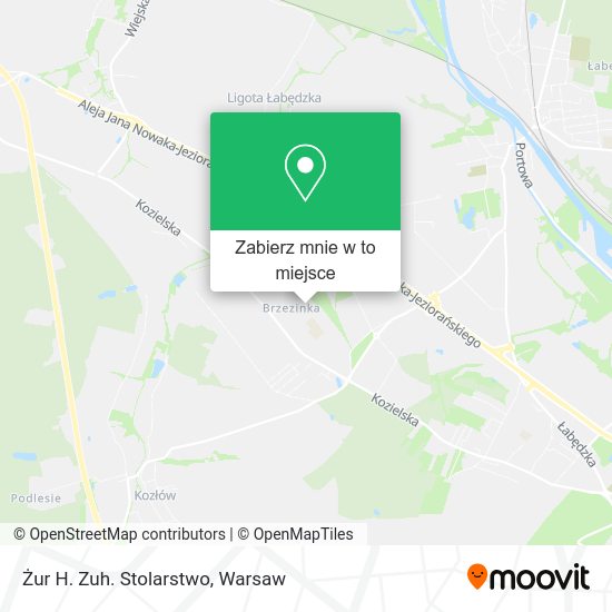 Mapa Żur H. Zuh. Stolarstwo