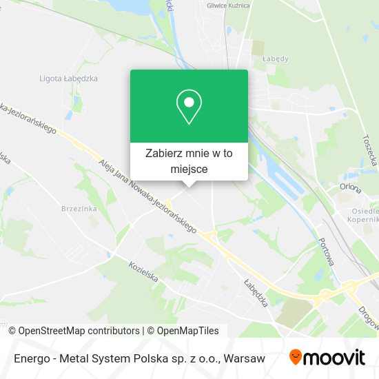 Mapa Energo - Metal System Polska sp. z o.o.