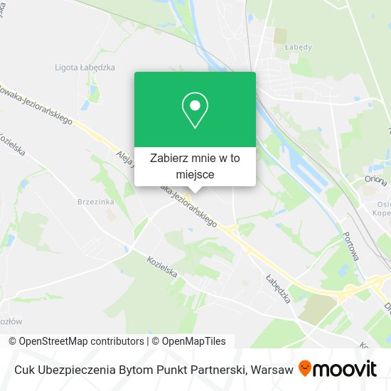 Mapa Cuk Ubezpieczenia Bytom Punkt Partnerski