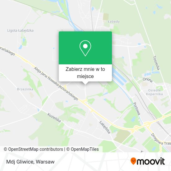 Mapa Mdj Gliwice