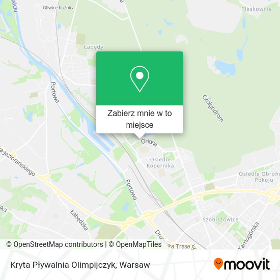 Mapa Kryta Pływalnia Olimpijczyk