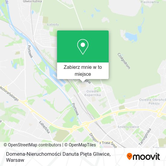 Mapa Domena-Nieruchomości Danuta Pięta Gliwice