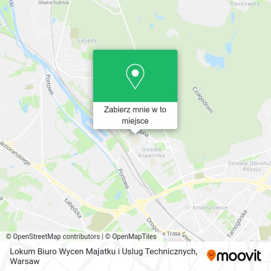 Mapa Lokum Biuro Wycen Majatku i Uslug Technicznych