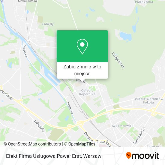 Mapa Efekt Firma Usługowa Paweł Erat