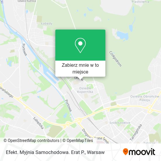 Mapa Efekt. Myjnia Samochodowa. Erat P.