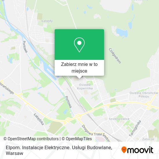 Mapa Elpom. Instalacje Elektryczne. Usługi Budowlane