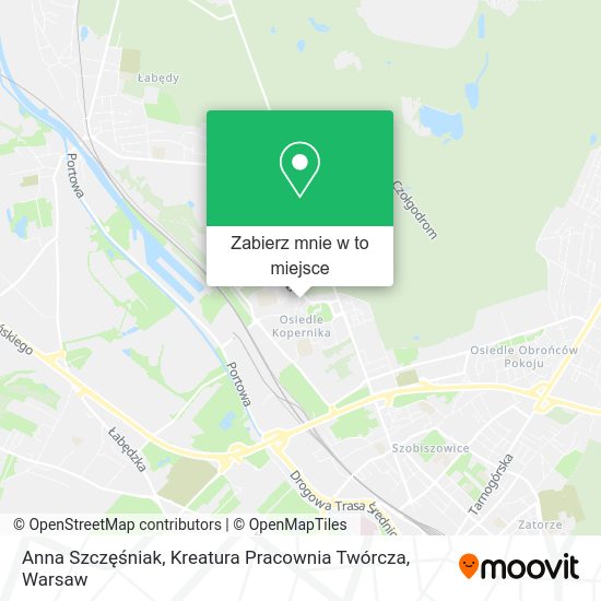 Mapa Anna Szczęśniak, Kreatura Pracownia Twórcza