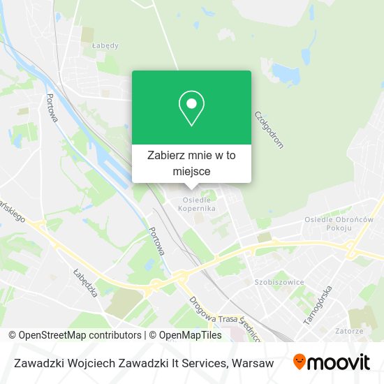 Mapa Zawadzki Wojciech Zawadzki It Services