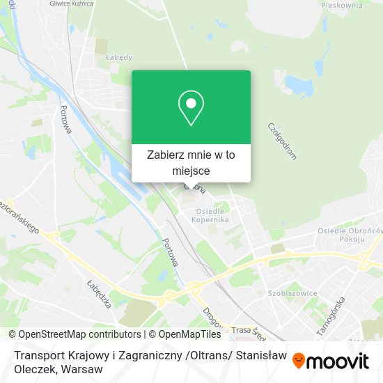 Mapa Transport Krajowy i Zagraniczny /Oltrans/ Stanisław Oleczek