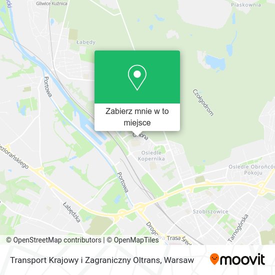 Mapa Transport Krajowy i Zagraniczny Oltrans