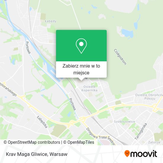 Mapa Krav Maga Gliwice