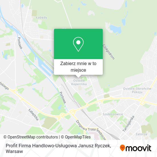 Mapa Profit Firma Handlowo-Usługowa Janusz Ryczek