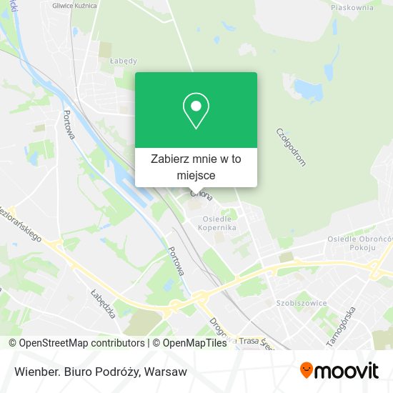 Mapa Wienber. Biuro Podróży