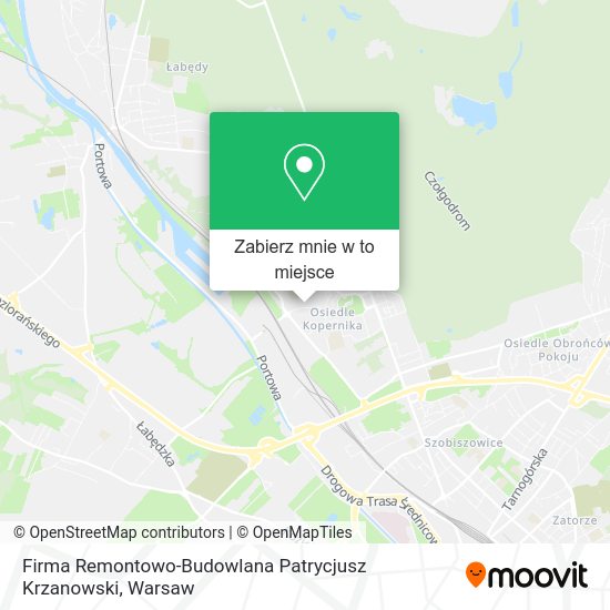 Mapa Firma Remontowo-Budowlana Patrycjusz Krzanowski