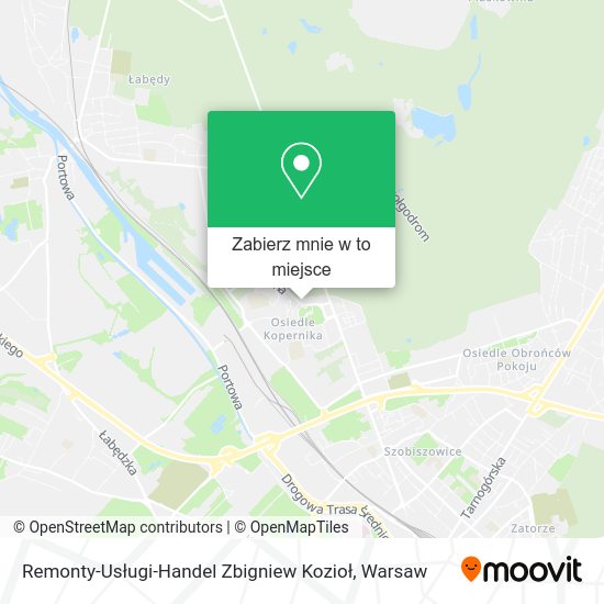 Mapa Remonty-Usługi-Handel Zbigniew Kozioł